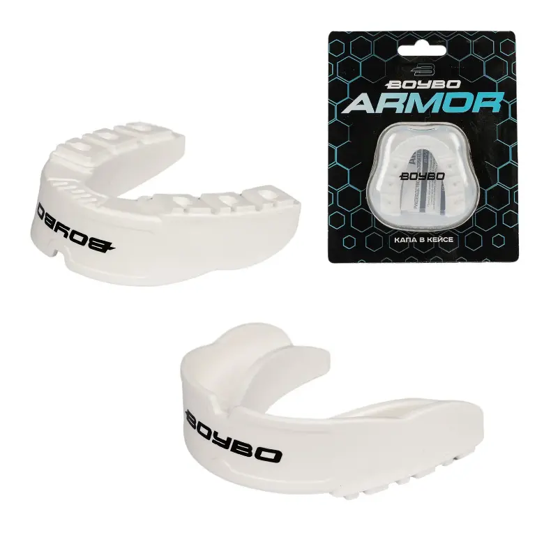 Капа BoyBo Armor MD255 Premium одночелюстная белый от магазина Супер Спорт